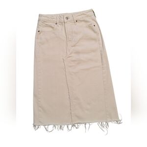 White Old Navy Denim Skirt Size 2
